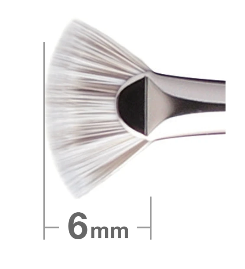 Hakuhodo J4006 Duo Fibre Fan Lash Brush (Basics/Selections)