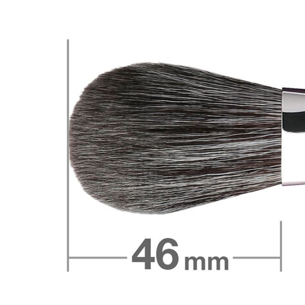 Hakuhodo G507 Cheek Brush (Round Flat) (Hair Type: Gray Squirrel & Goat)