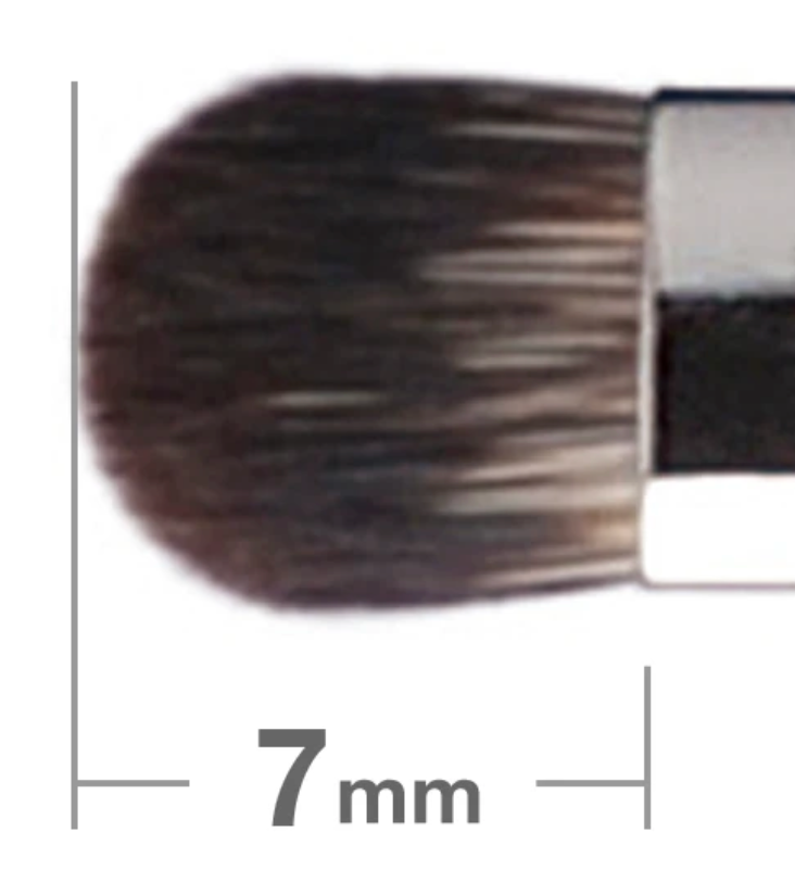 Hakuhodo G144 Eye Shadow Brush Round & Flat (Hair:Tamage(cat))