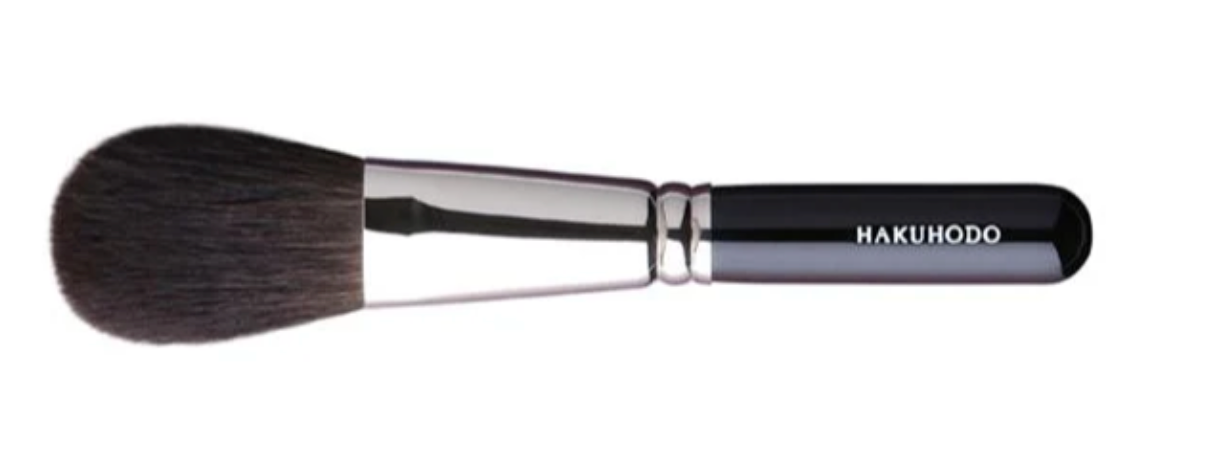 Hakuhodo G002N Finishing Brush Round Flat   (Hair:Blue squirrel & Synthetic fiber)