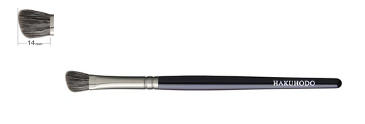 Hakuhodo G239 Eyeshadow Brush Angled (Blue squirrel & Goat)