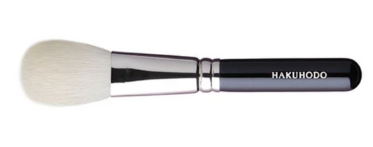 Hakuhodo J110 Blush Brush Round & Flat   Hair:Goat (best selling Hakuhodo)