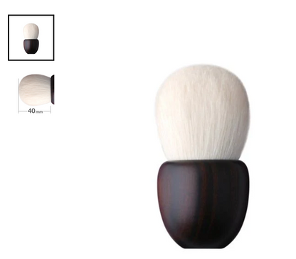 Hakuhodo Kokutan Kinoko Brush White  (Hair:Goat & Synthetic fiber)