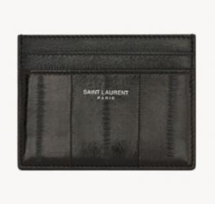 Saint Laurent Paris Card Case (Eel)