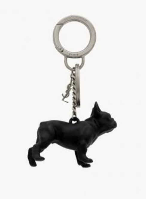 Saint Laurent Dog Keyring