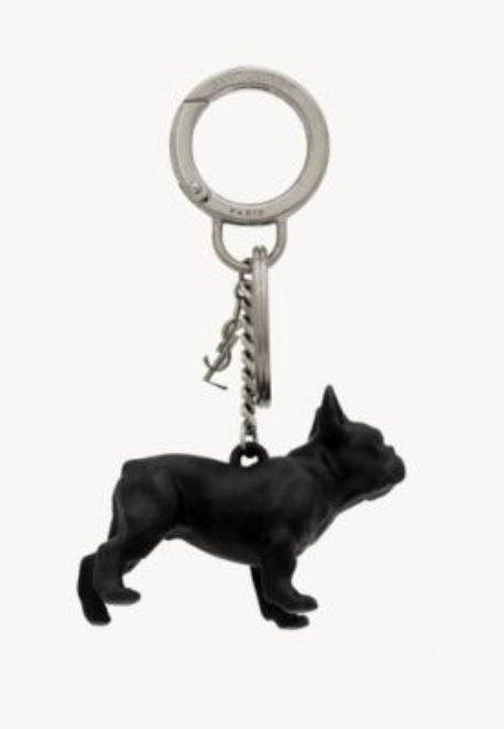Saint Laurent Dog Keyring