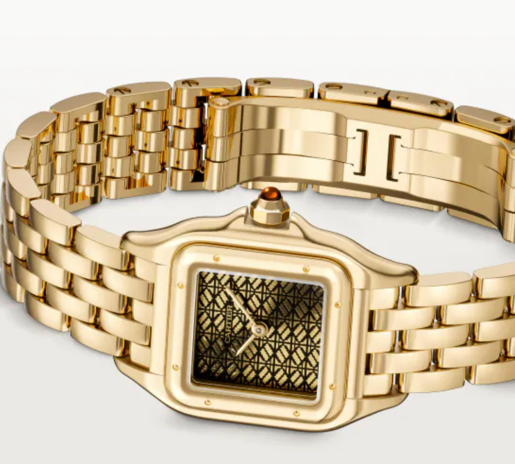 [Japan Limited] Panthère de Cartier watch, small model, quartz movement, yellow gold