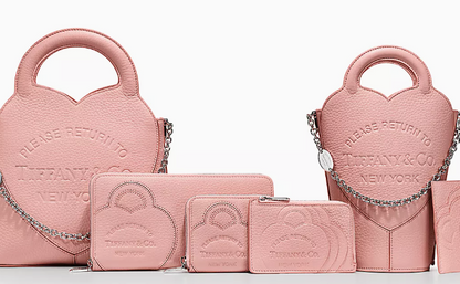 Return to Tiffany™ [Japan Limited] Small Zip Wallet Blush Pink Leather