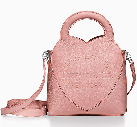 Return to Tiffany™ [Japan Limited] Mini Tote Bag Blush Pink Leather