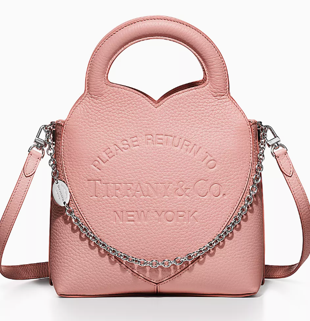 Return to Tiffany™ [Japan Limited] Mini Tote Bag Blush Pink Leather