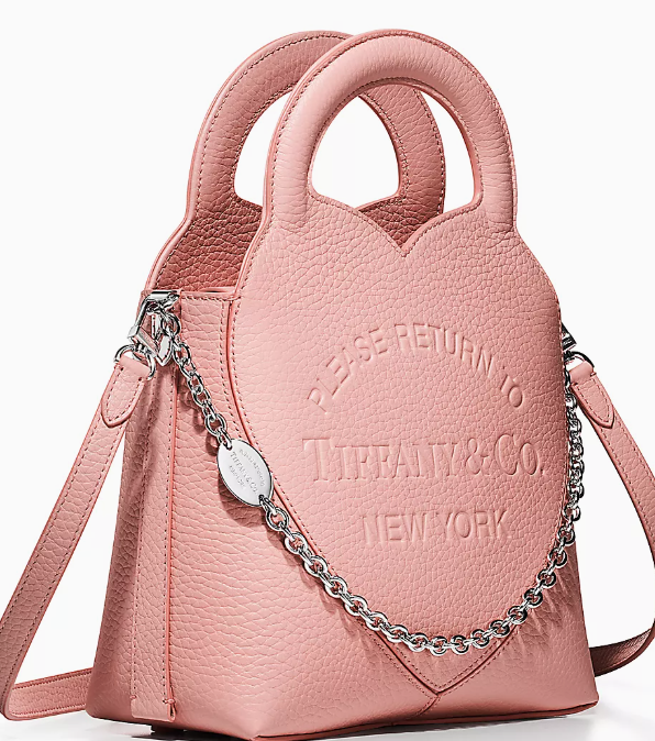 Return to Tiffany™ [Japan Limited] Mini Tote Bag Blush Pink Leather