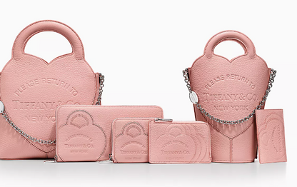 Return to Tiffany™ [Japan Limited] Mini Tote Bag Blush Pink Leather