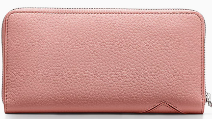 Return to Tiffany™ [Japan Limited] Large Zip Wallet Blush Pink Leather