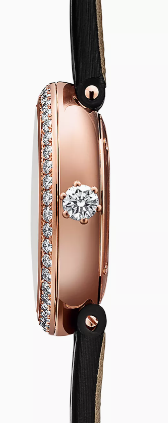 [Japan Limited] Tiffany Eternity 28mm Round Watch Pink sapphires and diamonds set in rose gold