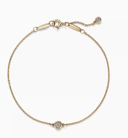 Tiffany & Co.[Japan Limited] Elsa Peretti™ Diamonds by the Yard™ Bracelet Diamonds set in 18k yellow gold