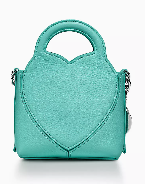 Return to Tiffany™ Micro Charm Tote Bag Tiffany Blue leather