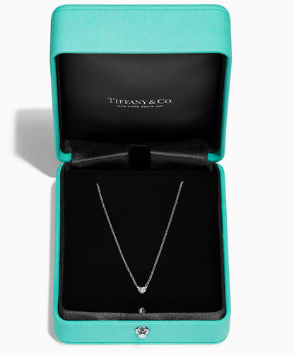 Tiffany Elsa Peretti™ Diamonds by the Yard™ Heart Pendant Platinum