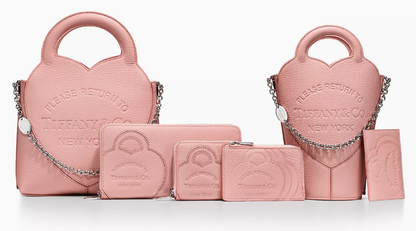Return to Tiffany™ Card Case Blush Pink Leather