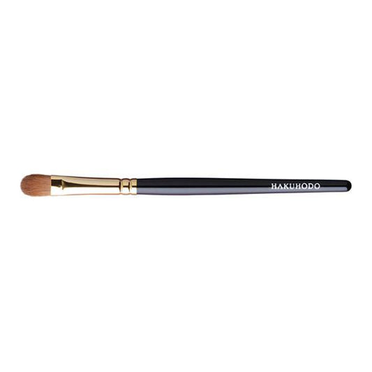 Hakuhodo S132BK Eye Shadow Brush Round & Flat ( Hair:Weasel )
