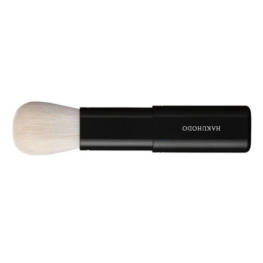 Hakuhodo H611 Slide Face Brush L Round & Flat (  Hair:Goat&amp;Synthetic fiber)