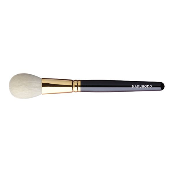 Hakuhodo S110Bk Blush Brush Round & Flat (Hair:Goat)