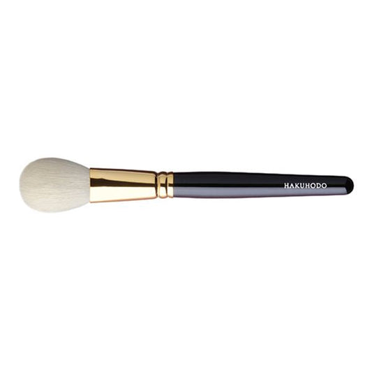 Hakuhodo S110Bk Blush Brush Round & Flat (Hair:Goat)