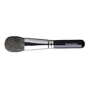 Hakuhodo G505 Blush Brush Round & Flat   (Hair:Blue squirrel & Goat)