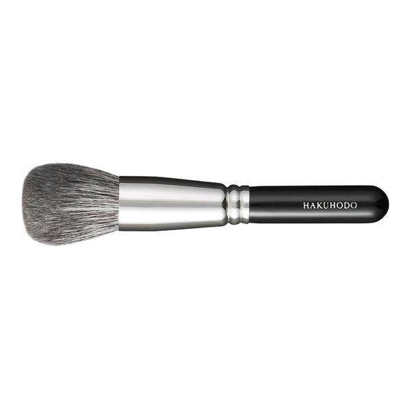 Hakuhodo G6403 Powder Maru Short (Hair:Blue squirrel・Goat・Synthetic fiber) BkSL