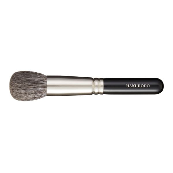 Hakuhodo G6430 Blush Brush Maru (grey squirrel/goat) BkSL
