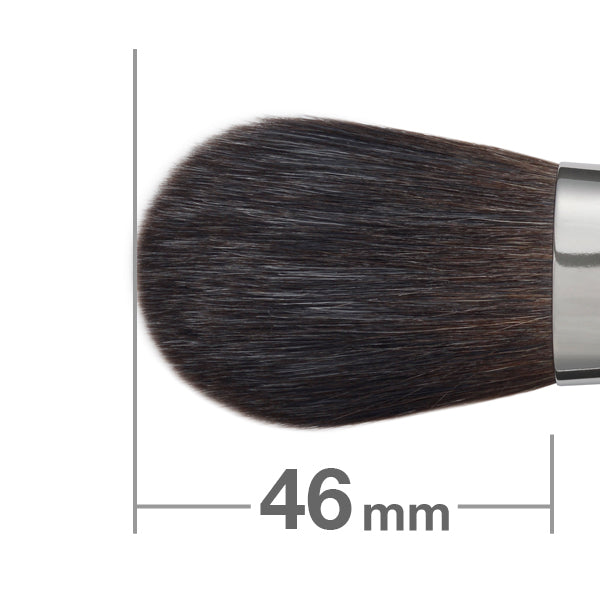 Hakuhodo  G5566 Powder round flat (Hair:Blue squirrel & synthetic fiber) (BkSL)
