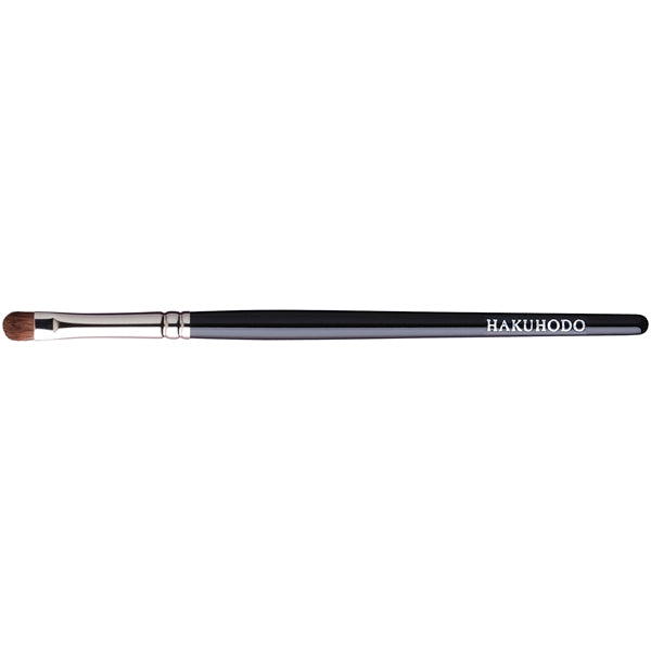 Hakuhodo J144 Eyeshadow Brush Round & Flat (horse) -BkSL
