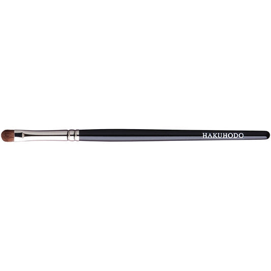 Hakuhodo J144 Eyeshadow Brush Round & Flat (horse) -BkSL